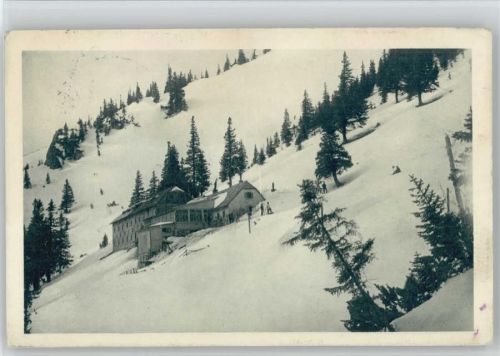 Baumgartnerhaus Hüttenstempel Winter