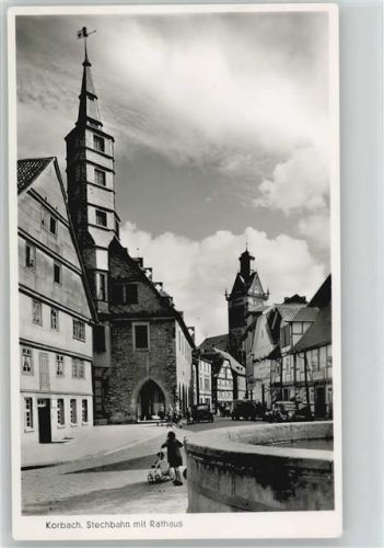 34497 W3540 Korbach - Stechbahn Rathaus