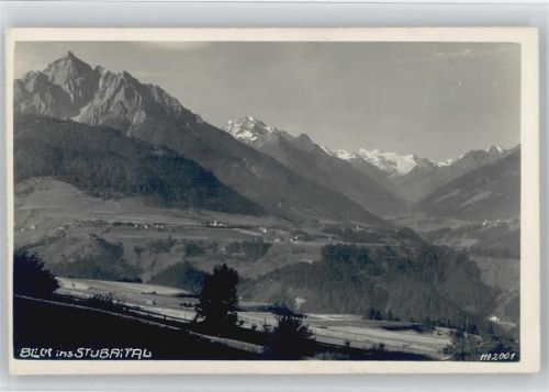 Neustift Blick ins Stubaital Alpiner Kunstverlag Nr. 2001