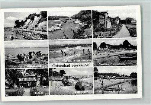 Sierksdorf Steilufer Zeltplatz Strand Gasthaus "Ostseestrand" Seehof