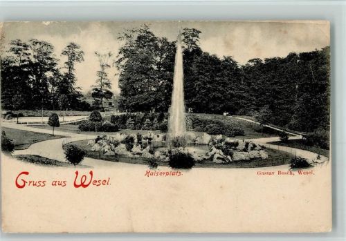 Wesel Kaiserplatz Springbrunnen Foto Gustav Bosch
