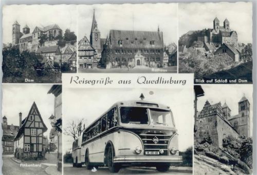 Quedlinburg Dom Rathaus Schloß Finkenherd IFA-Bus