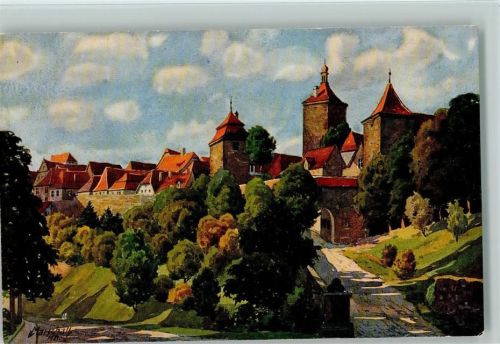 Rothenburg Am Kobolzer Tor, Bodenseeverlag Nr. 907 AK Gute Erhaltung