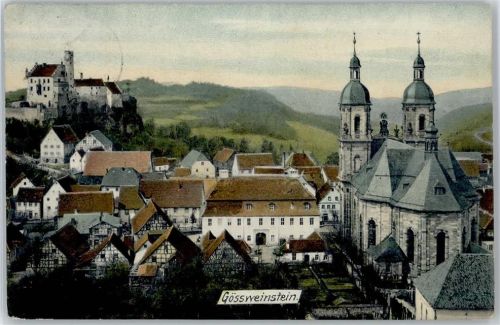 Gößweinstein Teilansicht, Burg, Kirche