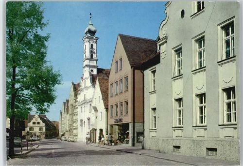 Aichach Stadtplatz Spitalkirche