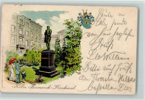 Köln Stadt 1898 Bismarck-Denkmal