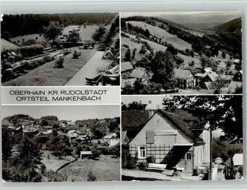 Mankenbach Blick ins Schwarzatal Konsum-Gaststätte Zur Erholung