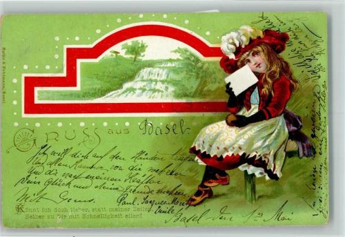 1900 Verlag Rathe & Fehlmann - Könnte ich doch lieber , statt meine Zeilen bei Dir sein