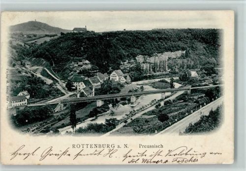 Rottenburg 1906 Blick auf Rottenburg Preussisch