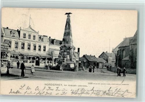 Norderney 1904 Am Krieger-Denkmal