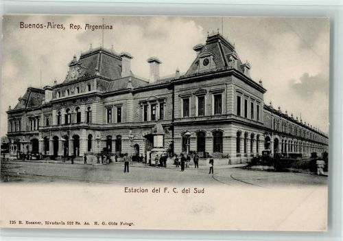 Buenos Aires Estacion del F. C. del Sud
