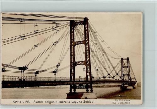 Santa Fe Puente colgante sobre la Laguna Setubal