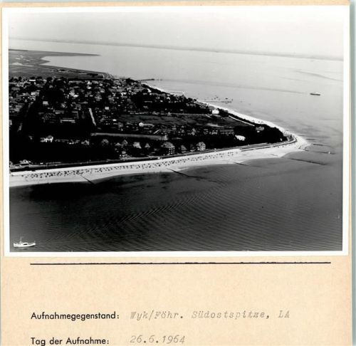 Wyk Foto montiert auf Karton