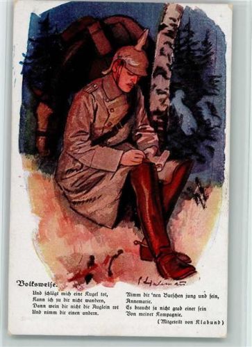 1915 WK I Volksweise - Verlag der lustigen Blätter Nr. 66
