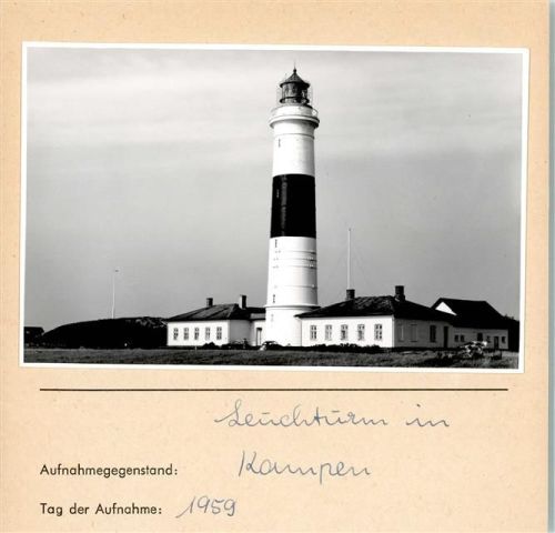 Kampen Foto montiert auf Karton