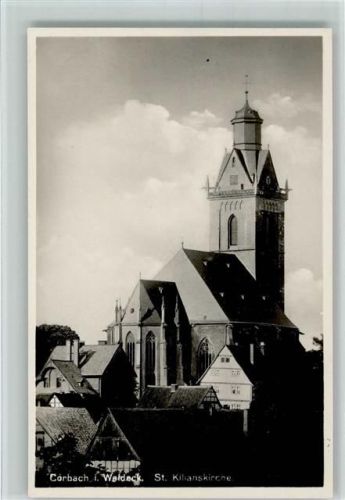 Korbach 1933 St.Kilianskirche