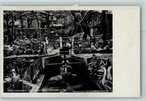 Bad Münster-Ebernburg 1935 Märchenhain Huttental AK
