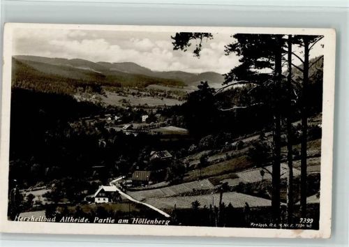 Bad Altheide 1940 Heilbad, Partie am Höllenberg