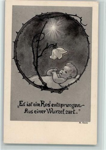 1923 Baby in den Rosendornen , Verlag Henke Nr. 162 gute Erhaltung AK