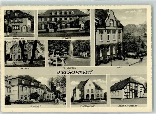 Bad Sassendorf Sparkasse Kurhaus Parkhotel Badeverwaltung