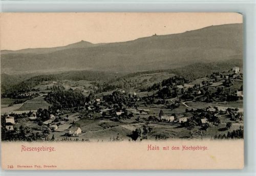 Hain Riesengebirge Hain mit dem Hochgebirge