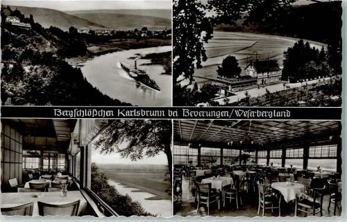 Beverungen Bergschlösschen Karlsbrunn Innenansicht Weser