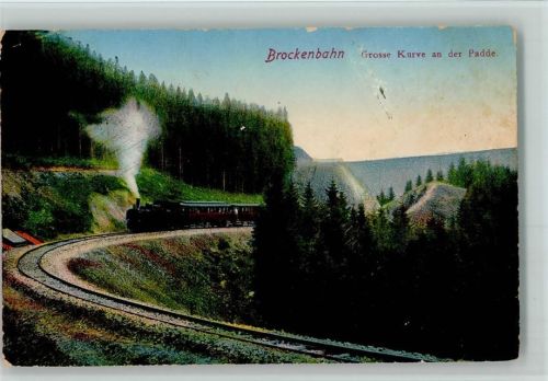 Schierke Brockenbahn Große Kurve an der Padde