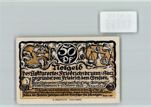 Friedrichsbrunn Notgeld