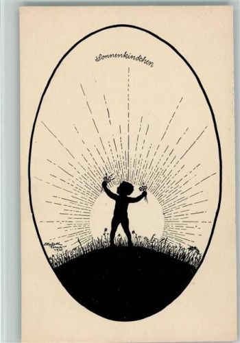 1921 12 Kinderbilder - Sonnenkindchen AK