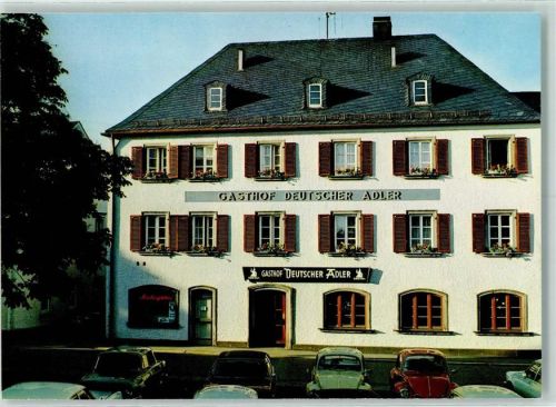 Bischofsgrün Gasthaus Deutscher Adler VW-Käfer