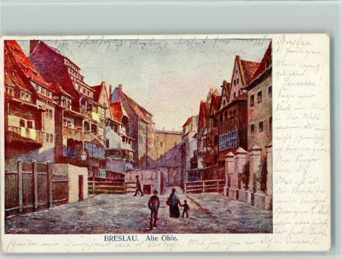 Breslau 1903 Alte Ohle sign.