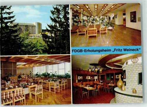 Oberhof FDGB-Erholungsheim Fritz Weineck