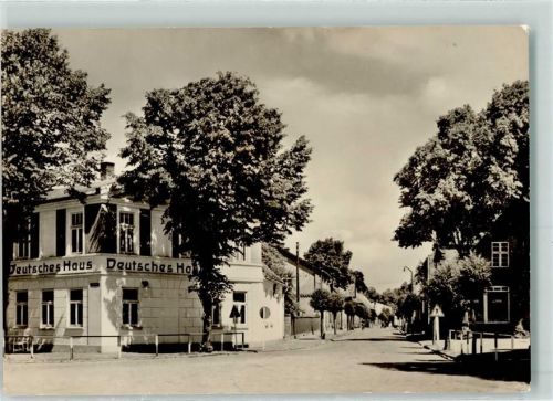 Lübtheen Rückseite mit Abschürfungen und Kleberesten Deutsches Haus