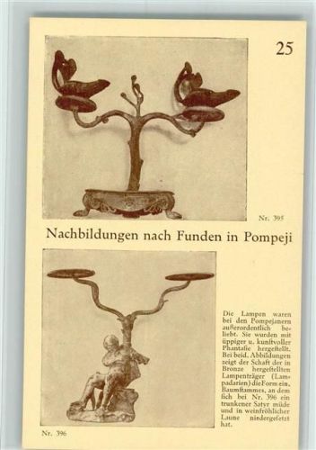 Werbung Kretschmar Nr 25 Nachbildungen nach Funden in Pompeji