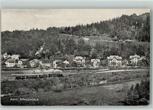 Rämismühle 1930 Asyl Rämismühle Dampflok