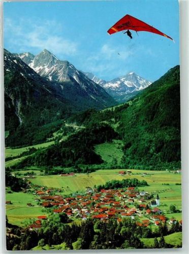 Bad Oberdorf Gleitschirmflieger Rotspitze Nebelhorn