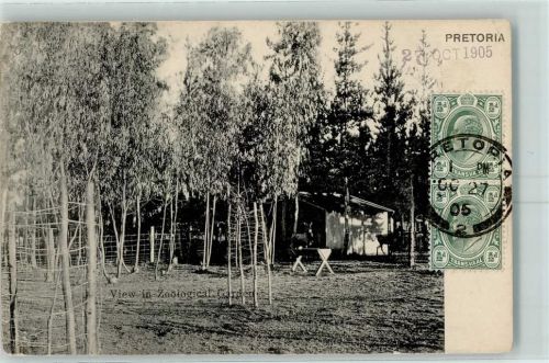 Pretoria 1905 View in Zoological Garden