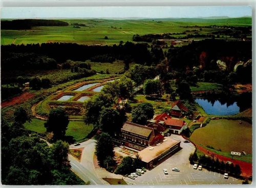 37520 W3360 Osterode am Harz - Waldhotel Aschenhütte Rückseite mit Abschürfungen bzw Kleberesten