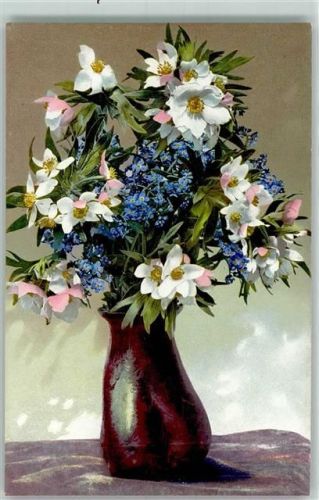 Blumenvase Photochromie - Serie 503 Nr. 730, sehr gute Erhaltung AK