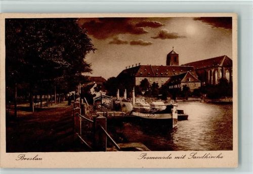 Breslau Promenade mit Sandkirche