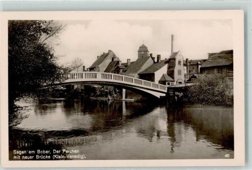 Sagan Klein Venedig Brücke AK