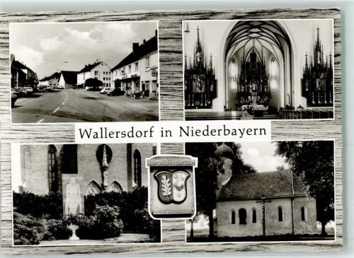 Wallersdorf Rückseite mit Abschürfungen und Kleberesten