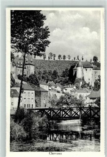 Clerf 1953 Holzbrücke AK