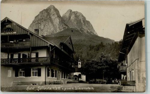 Garmisch Hotel Höllentalklam Gr. u. Kl. Waxenstein