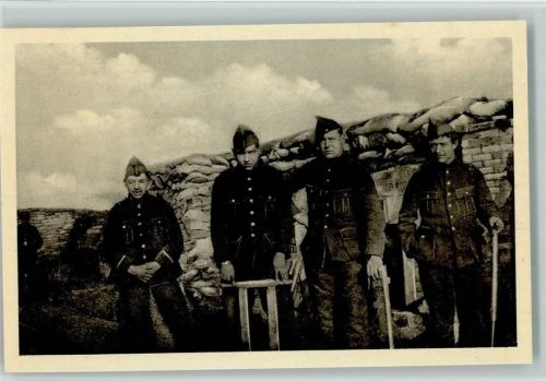 WK I Soldaten in de loopgraven, Schützengraben AK