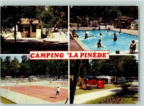 Les Mathes Camping La Pinède Tennisplatz Schwimmbad