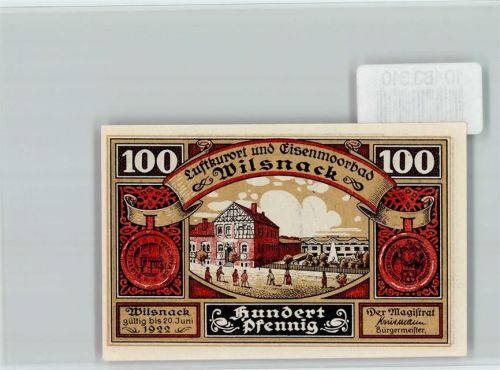 Bad Wilsnack Notgeld Bischof