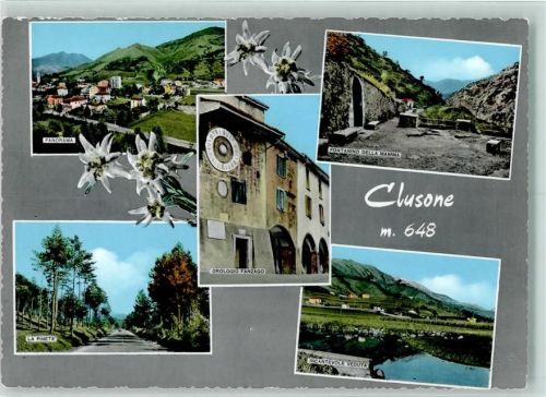 Clusone Fontanino della Mamma La Pineta Orologio Fanzago Incantevole Veduta