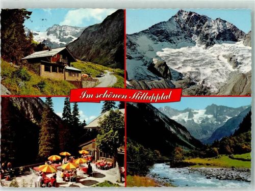 Grüne Wand Hütte - Stillupp Kasseler- und Keilbachspitze Gr. Löffler Haus mit Terrasse Stillupptalschluß Hüttenstempel