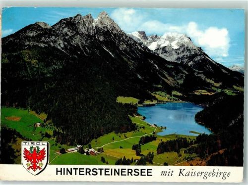 Scheffau Kaisergebirge Hintersteinersee mit Wildem Kaiser